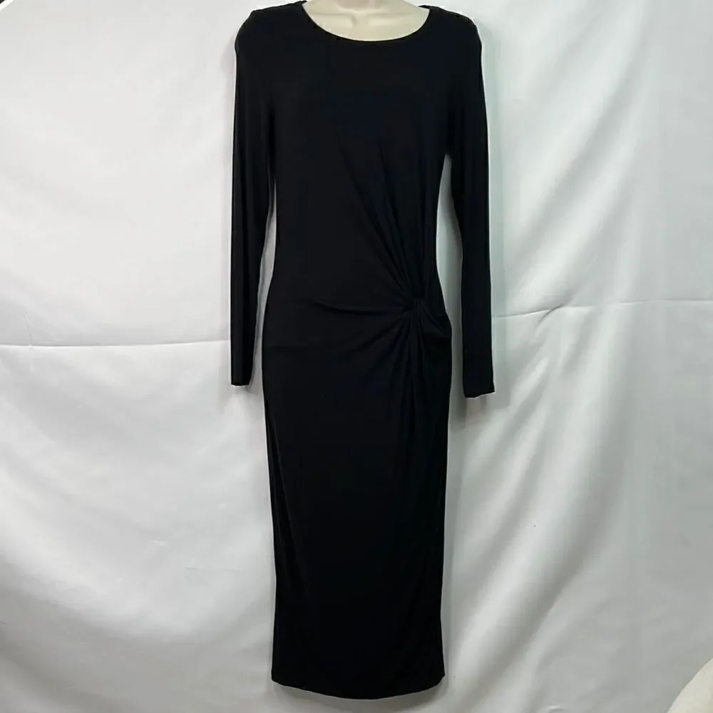Topshop black knit Bodycon dress size 2 NWOT